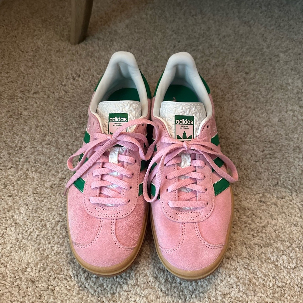Adidas Pink and White Sneakers - Picture 5 of 10